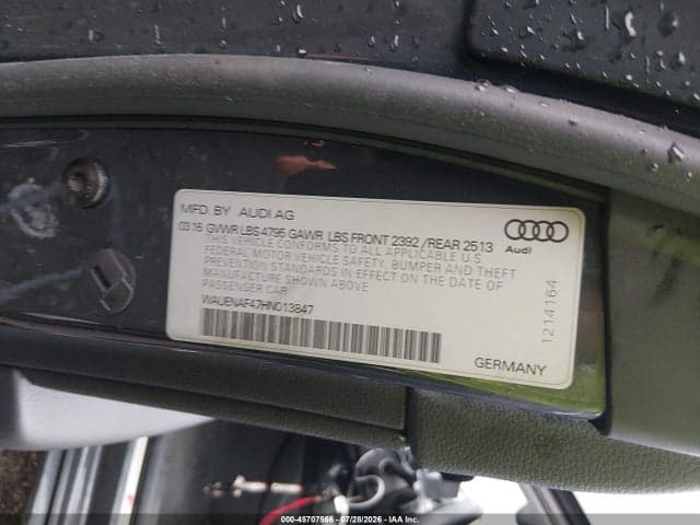 2017 AUDI A4 PREMIUM PLUS 9