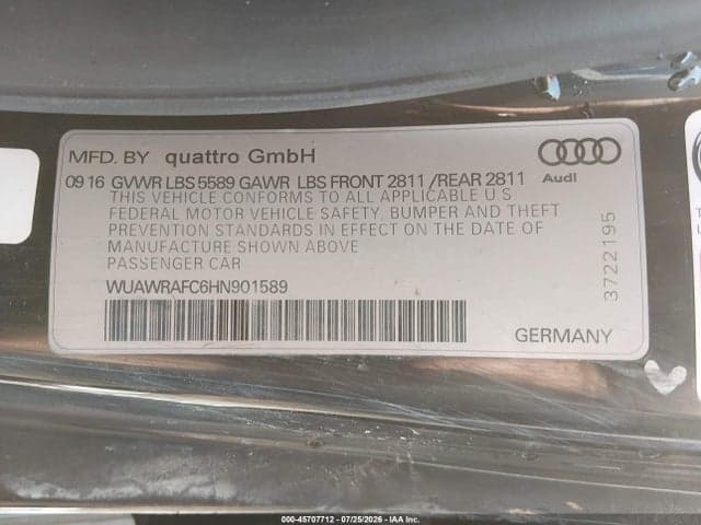 2017 AUDI RS 7 PERFORMANCE PRESTIGE 9