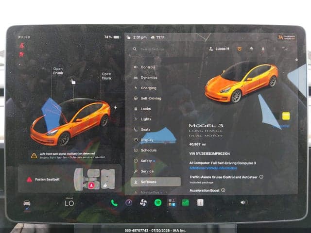 2021 TESLA MODEL 3 LONG RANGE DUAL MOTOR ALL-WHEEL DRIVE 7