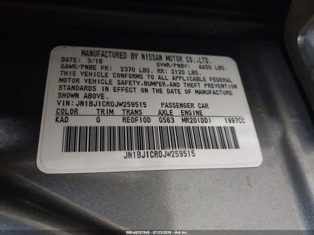2018 NISSAN ROGUE SPORT S 9