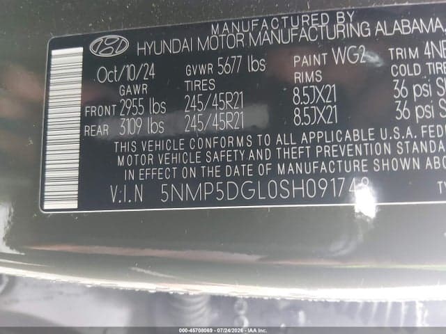2025 HYUNDAI SANTA FE CALLIGRAPHY 9