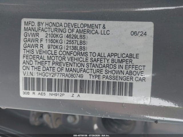 2024 HONDA ACCORD HYBRID SPORT-L 9