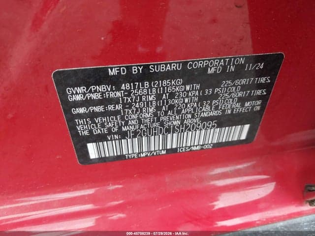 2025 SUBARU CROSSTREK PREMIUM 9