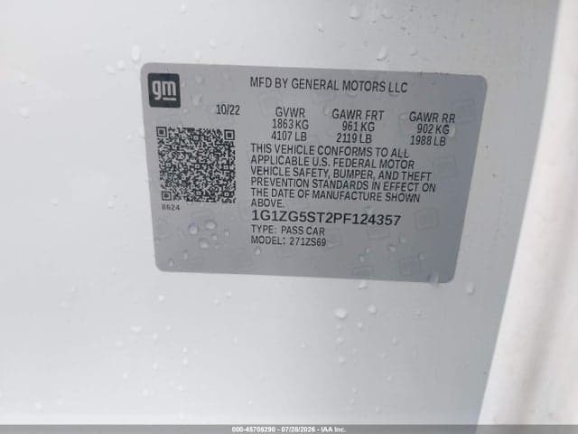 2023 CHEVROLET MALIBU FWD RS 9