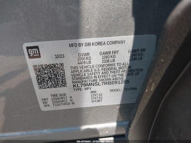 2024 CHEVROLET TRAILBLAZER AWD LS 9