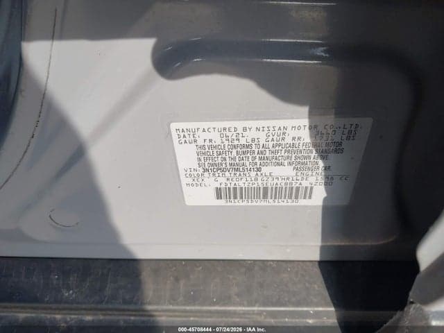 2021 NISSAN KICKS SR XTRONIC CVT 9