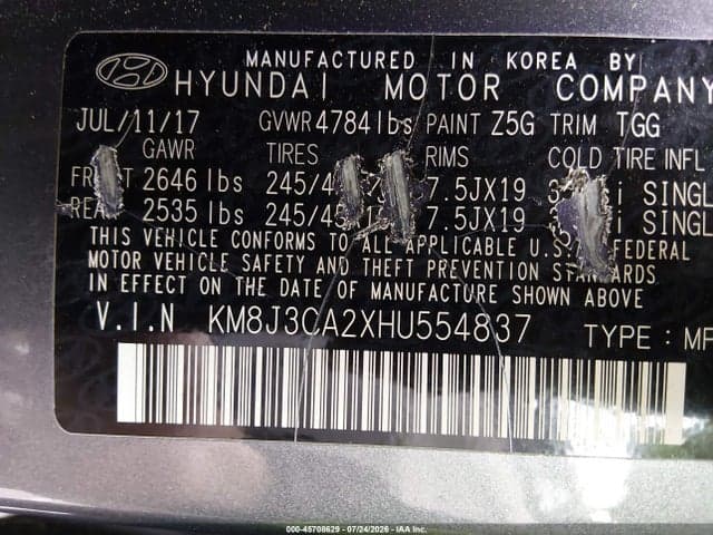 2017 HYUNDAI TUCSON VALUE 9