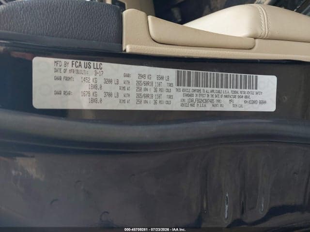 2017 JEEP GRAND CHEROKEE LIMITED 9