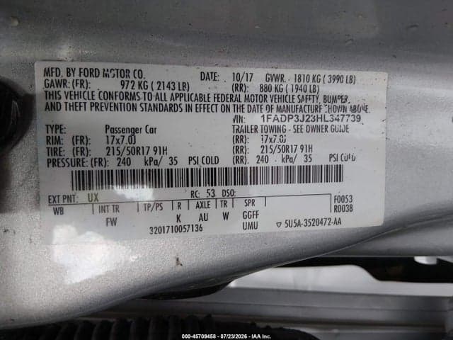 2017 FORD FOCUS TITANIUM 9