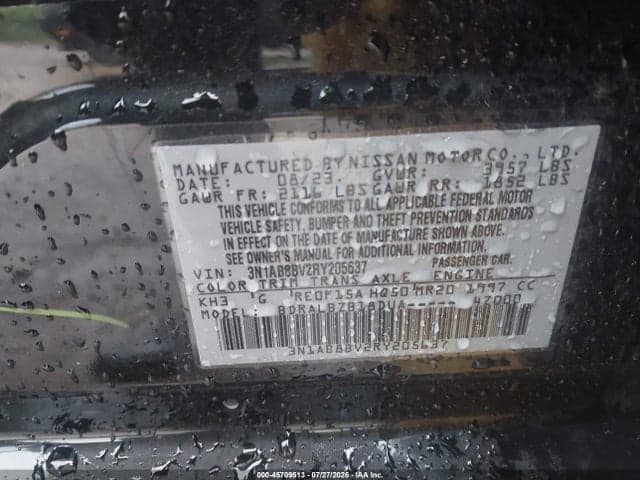 2024 NISSAN SENTRA S XTRONIC CVT 9