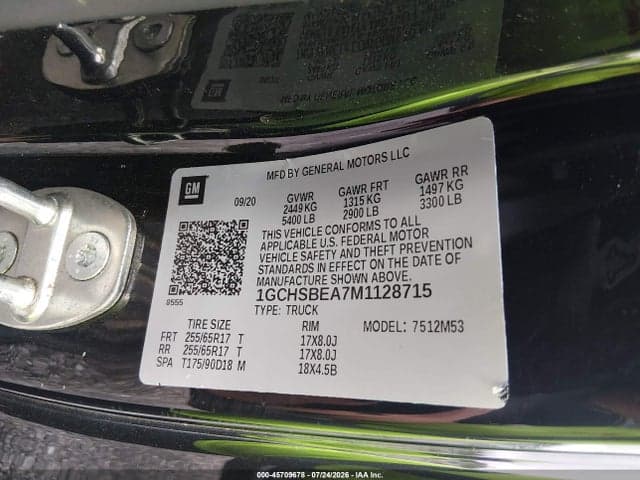 2021 CHEVROLET COLORADO 2WD LONG BOX WT 9
