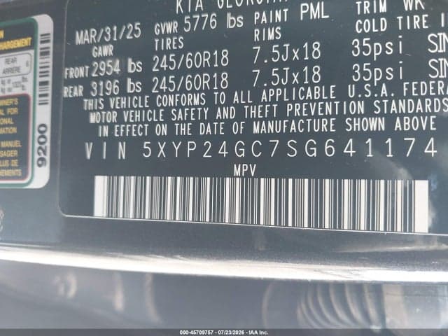 2025 KIA TELLURIDE LX 9