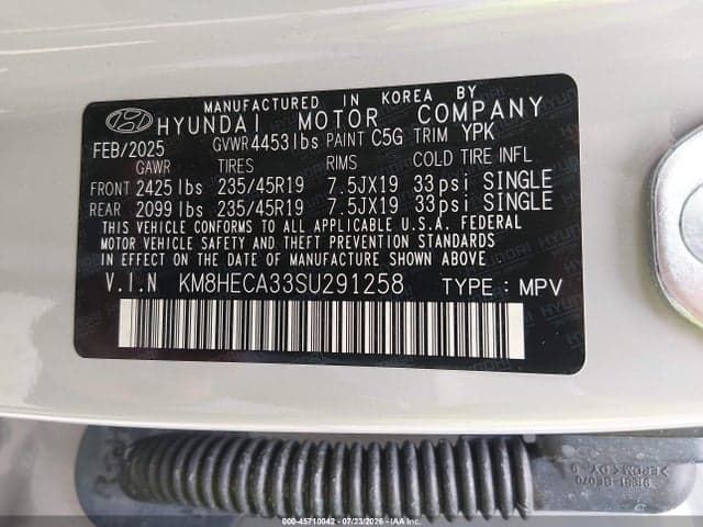 2025 HYUNDAI KONA LIMITED 9