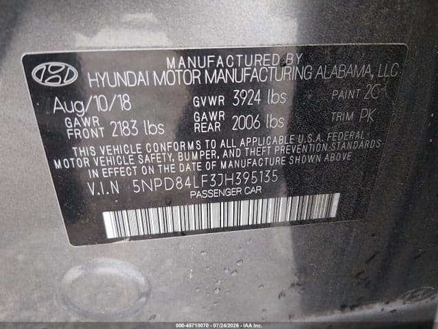2018 HYUNDAI ELANTRA SEL 9