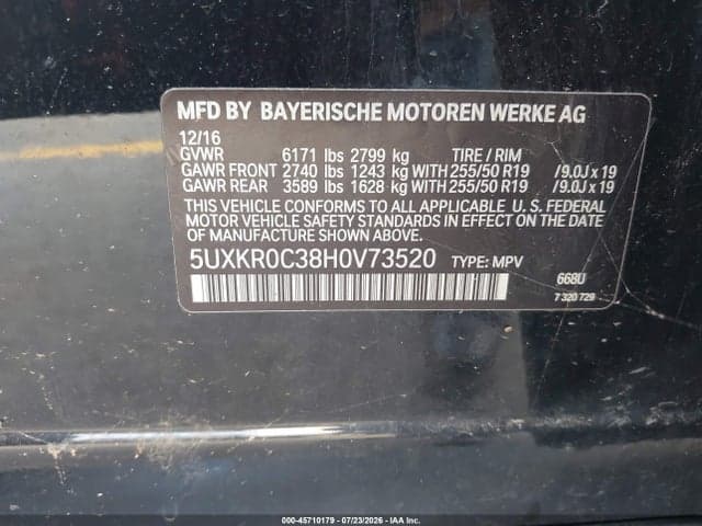 2017 BMW X5 XDRIVE35I 9