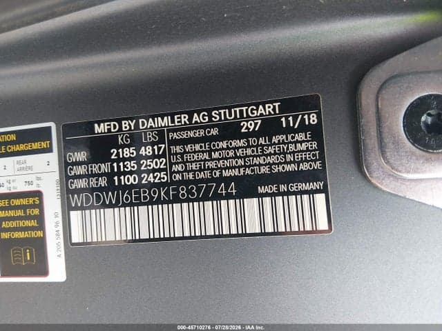 2019 MERCEDES-BENZ AMG C 43 4MATIC 9
