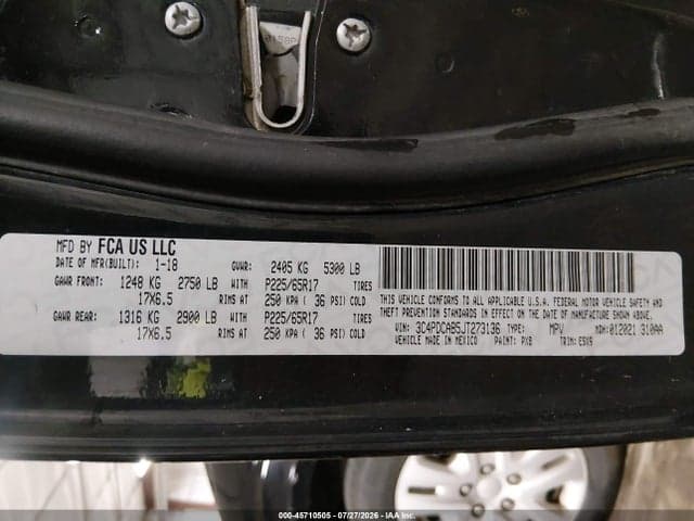 2018 DODGE JOURNEY SE 9