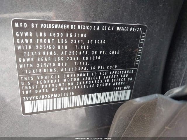 2023 VOLKSWAGEN TAOS 1.5T SE 9
