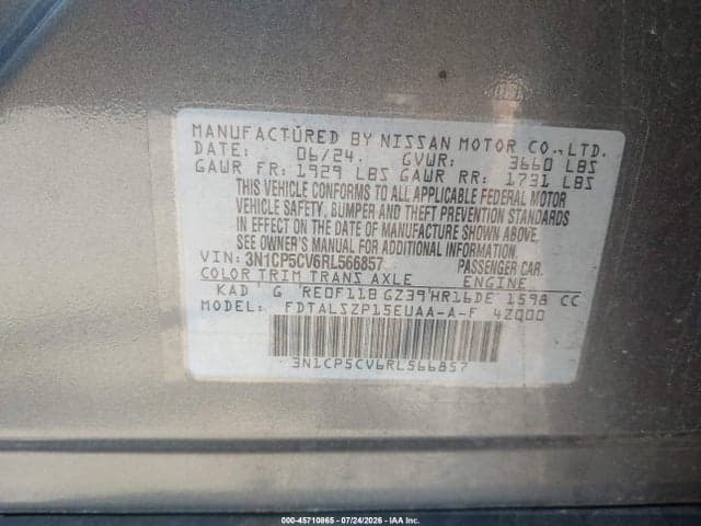 2024 NISSAN KICKS SV XTRONIC CVT 9
