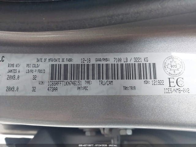 2019 RAM 1500 BIG HORN 9