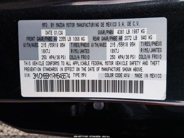 2024 MAZDA CX-30 2.5 S SELECT SPORT 9