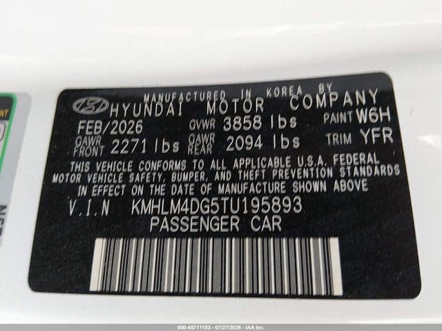 2026 HYUNDAI ELANTRA SEL SPORT 9