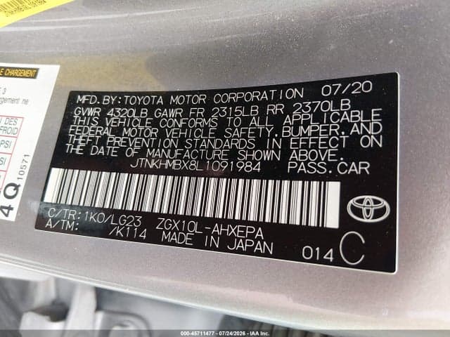 2020 TOYOTA C-HR LIMITED 9