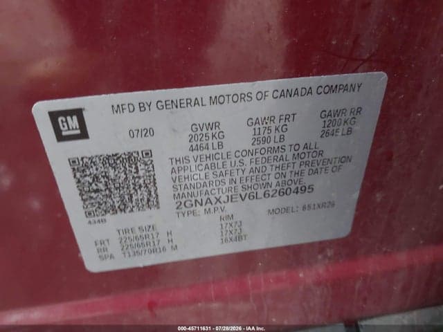 2020 CHEVROLET EQUINOX FWD 2FL 9