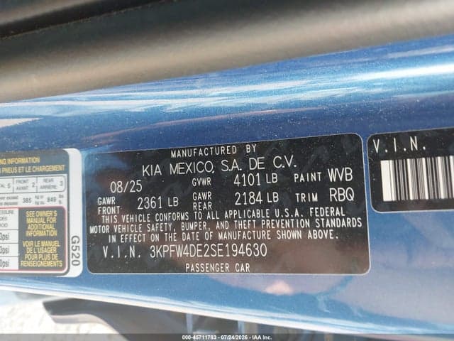 2025 KIA K4 GT-LINE 9