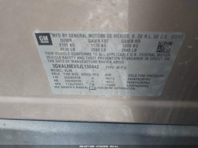 2018 GMC TERRAIN SLE 9