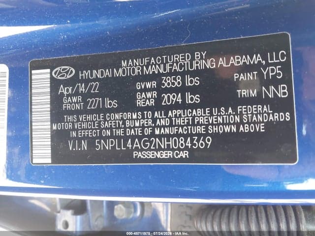 2022 HYUNDAI ELANTRA SE 9