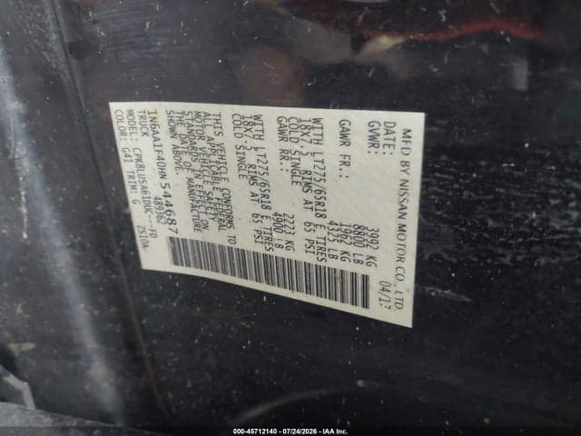 2017 NISSAN TITAN XD PRO-4X GAS 9