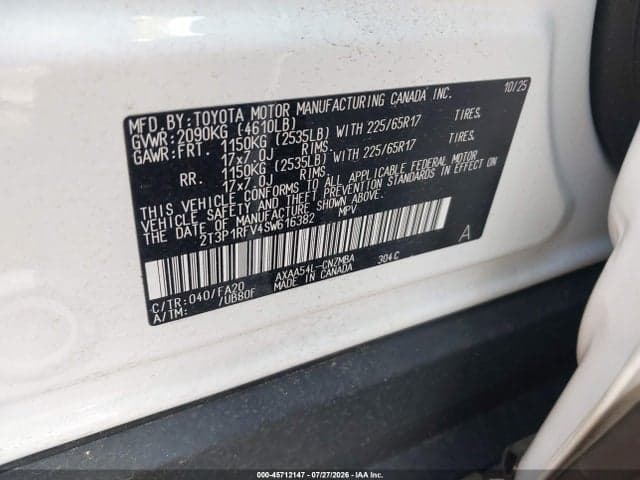 2025 TOYOTA RAV4 XLE 9