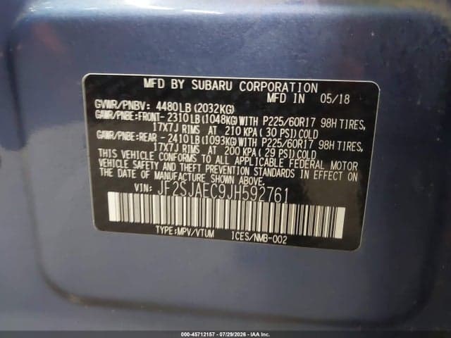 2018 SUBARU FORESTER 2.5I PREMIUM 9
