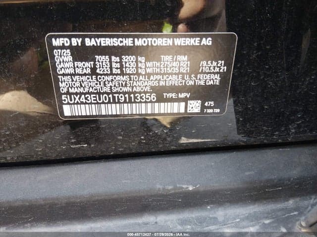 2026 BMW X5 PHEV XDRIVE50E 9