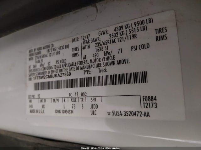 2018 FORD TRANSIT-350 9
