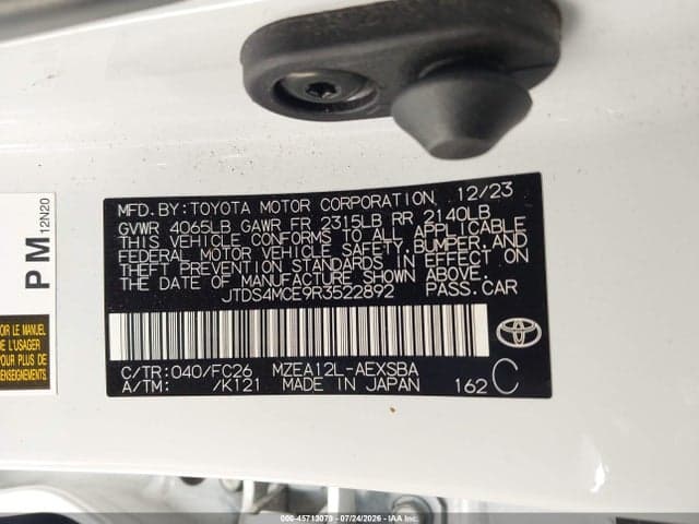 2024 TOYOTA COROLLA SE 9