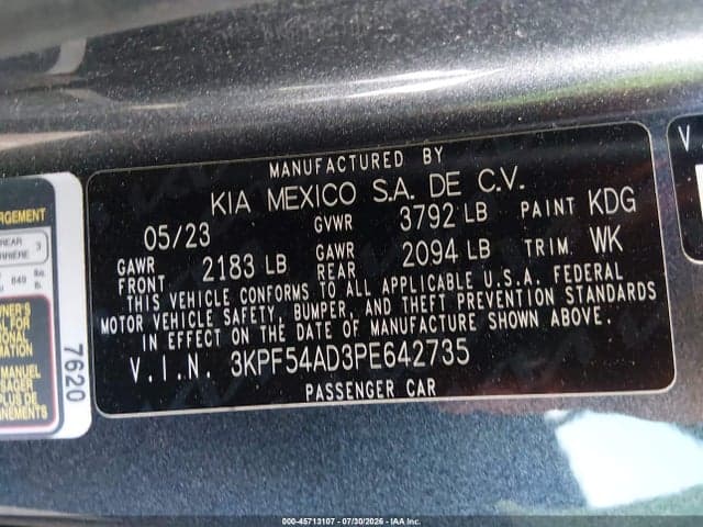 2023 KIA FORTE GT-LINE 9