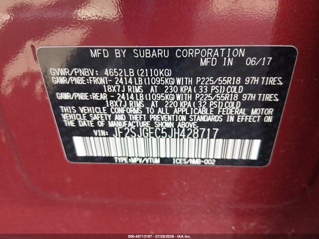 2018 SUBARU FORESTER 2.0XT PREMIUM 9