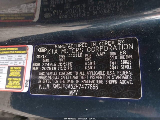 2017 KIA SOUL + 9