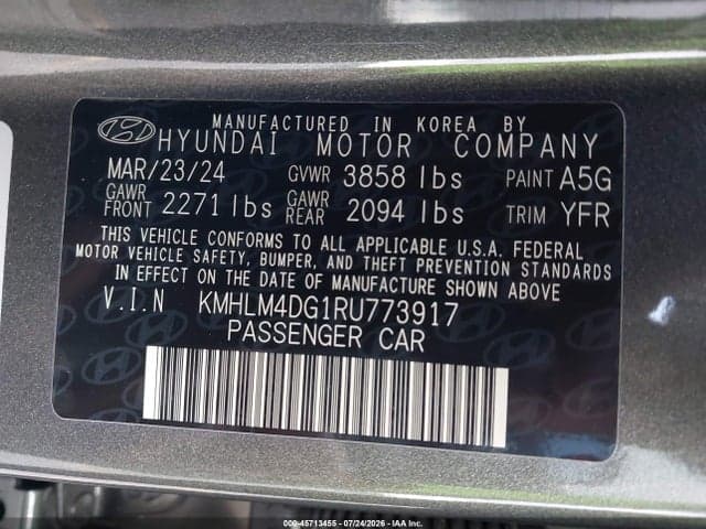 2024 HYUNDAI ELANTRA SEL 9