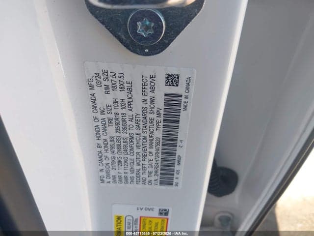 2024 HONDA CR-V EX-L AWD 9