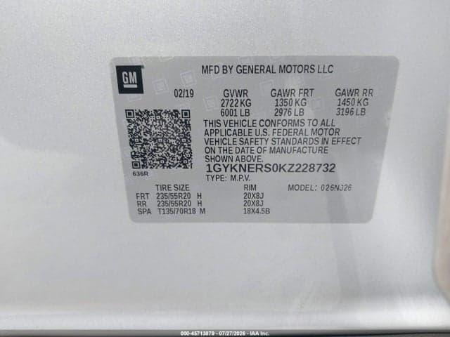 2019 CADILLAC XT5 PREMIUM LUXURY 9