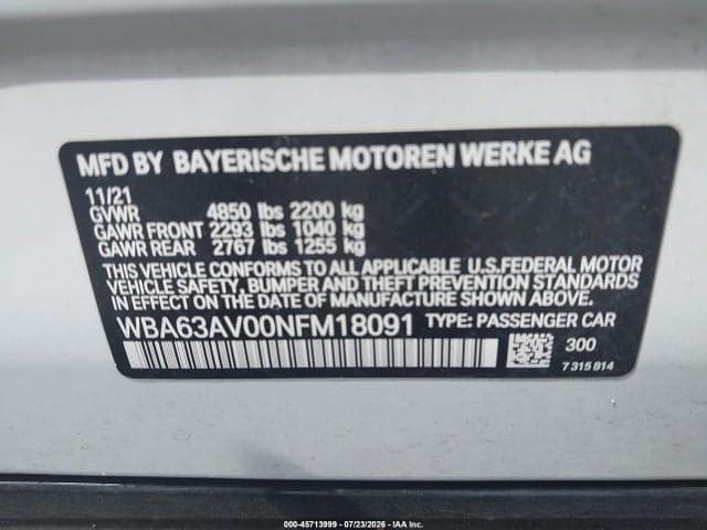 2022 BMW 430I GRAN COUPE 9