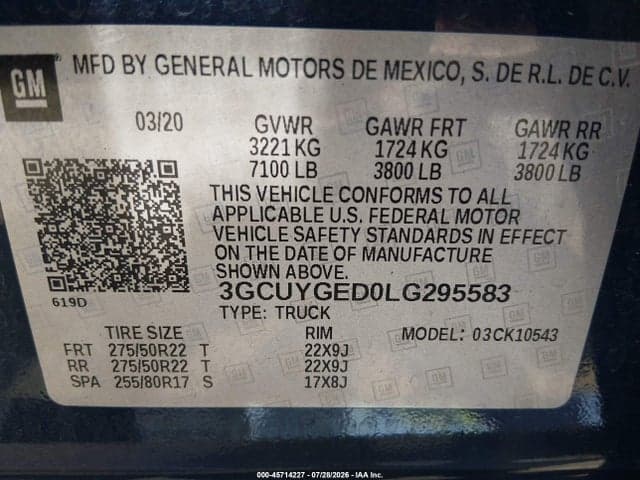 2020 CHEVROLET SILVERADO 1500 4WD SHORT BED LTZ 9