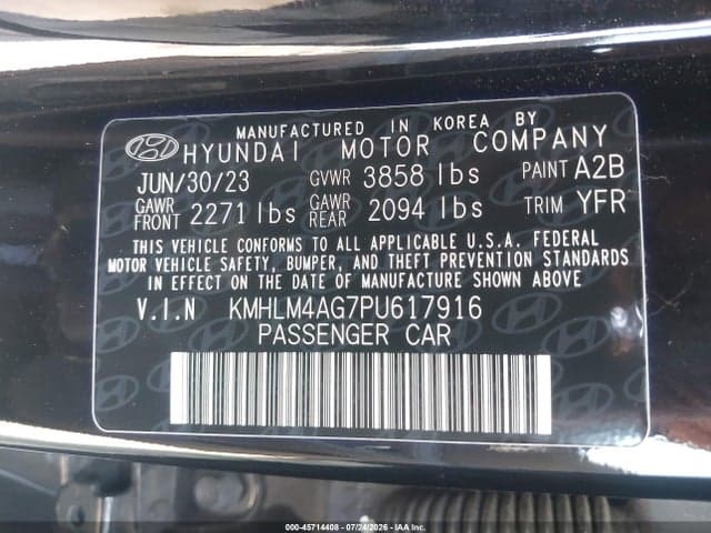 2023 HYUNDAI ELANTRA SEL 9