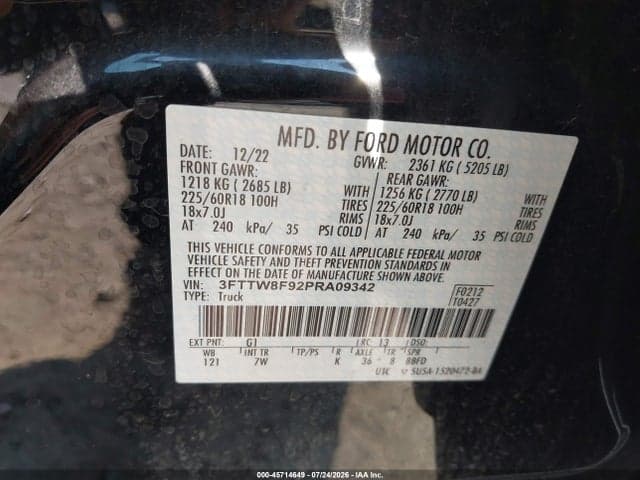 2023 FORD MAVERICK XLT 9