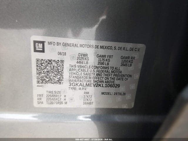 2019 GMC TERRAIN SLE 9