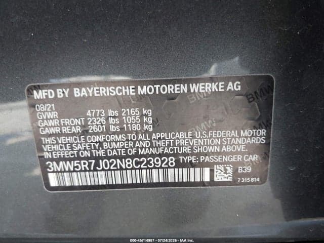 2022 BMW 330I XDRIVE 9