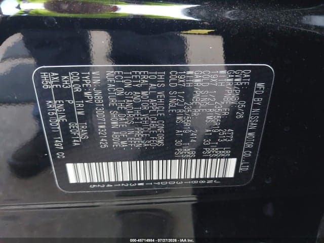 2026 NISSAN ROGUE PLATINUM 9